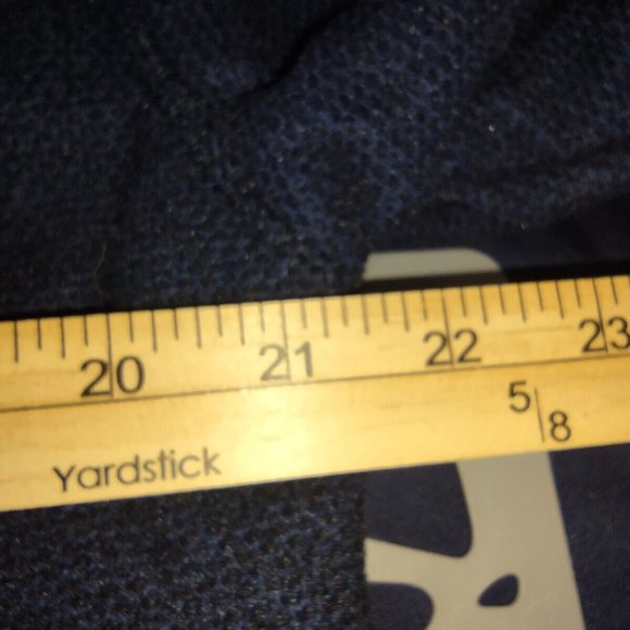 Orvis Mens Lined Quarter 1/4 Zip Pullover Blue Medium‎ - Picture 5 of 6